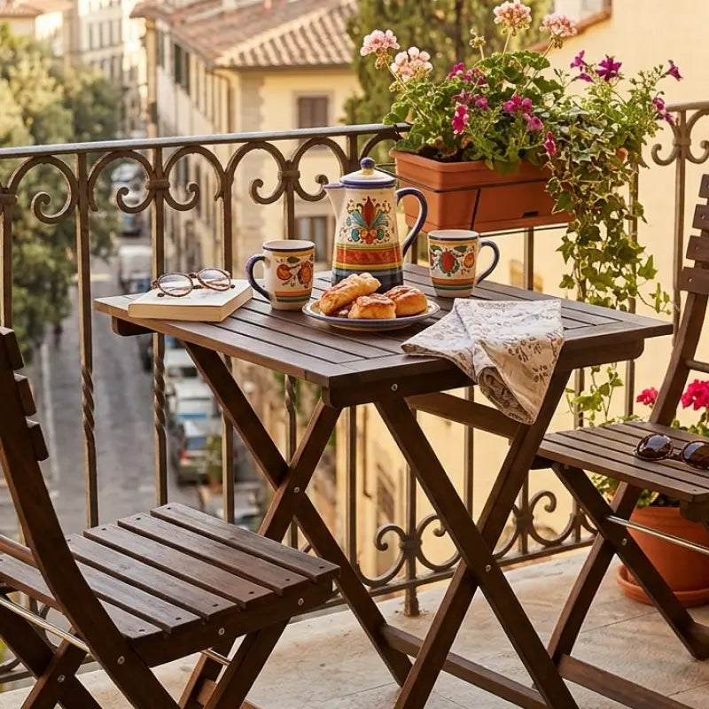 Desert Ranger Wooden Balcony 3pcs Set Desert Ranger