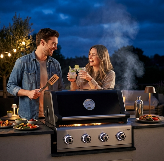 Outback Jupiter Built-in Gas BBQ 4Burner