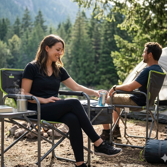 Paradiso Kami Elite Director Chair w/ Side Table & Cooler Bag