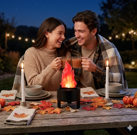 WIHQIBVCE LED Fake Fire Lamp