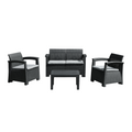 Desert Ranger Osaka 4P Plastic Sofa Set