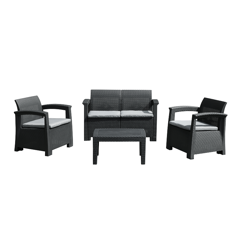 Desert Ranger Osaka 4P Plastic Sofa Set