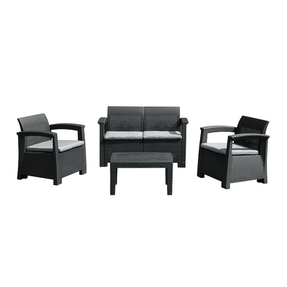 Desert Ranger Osaka 4P Plastic Sofa Set