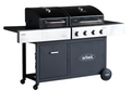Outback Dual fuel Charcoal & Gas 4 burner BBQ