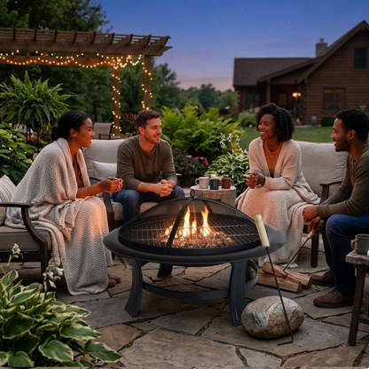 Paradiso Outdoor Firepit BBQ 74cm