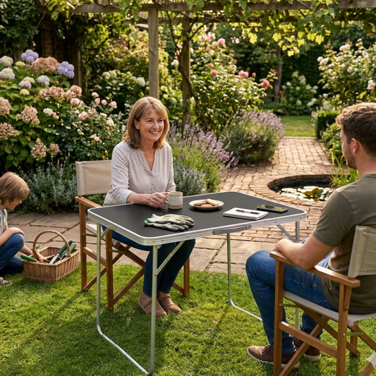 Ranger Picnic Fold Table 80x60x70cm