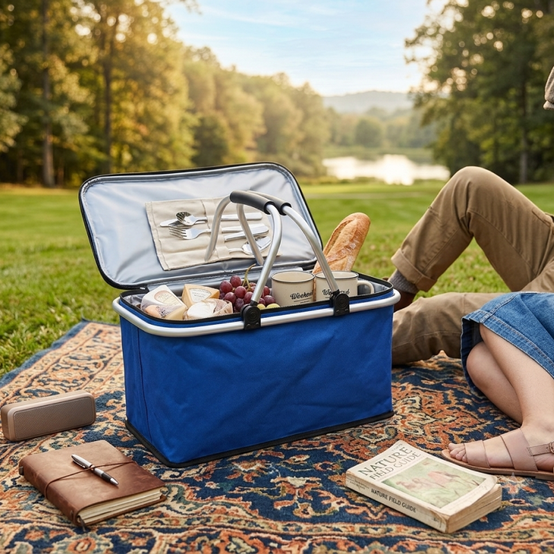 Safari Cooler Basket 47x27x23cm