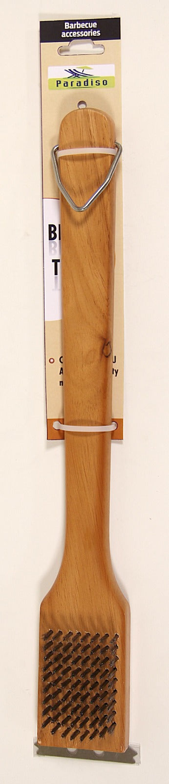 Paradiso SS Brush 44cm W/wooden Handle-450260